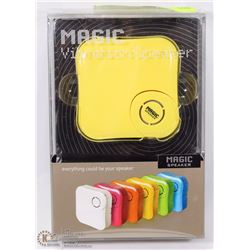 MAGIC VIBRATION SPEAKER - YELLOW - MAKE ANYTHING A