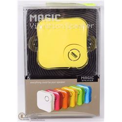 MAGIC VIBRATION SPEAKER - YELLOW - MAKE ANYTHING A