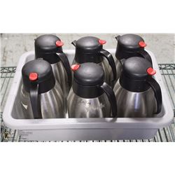 BUSPAN W/6 COFFEE CARAFES
