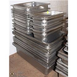 LOT OF APPROX. 25 VARIOUS SIZE METAL INSERTS