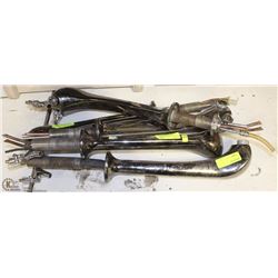 LOT OF 5 DOUBLE HEAD BAR TAPS