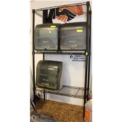 SMALL 3 TIER BLACK NSF SHELF