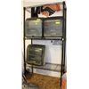 Image 1 : SMALL 3 TIER BLACK NSF SHELF