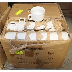 CASE OF 72 JOHNSON ROSE STACKABLE TEA CUPS