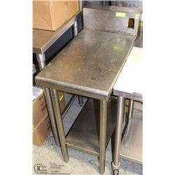 2 TIER STAINLESS STEEL PREP STATION