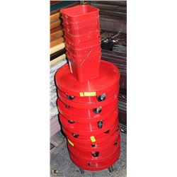 LOT OF 8 MULTI-PURPOSE 5-WHEEL DOLLY'S + 8