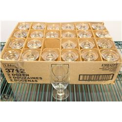 24 LIBBEY 10.5 OZ GOBLET GLASSES-ON CHOICE-