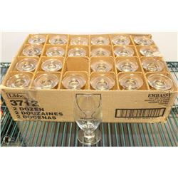 24 LIBBEY 10.5 OZ GOBLET GLASSES-ON CHOICE-