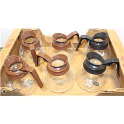 6 GLASS COFFEE POTS