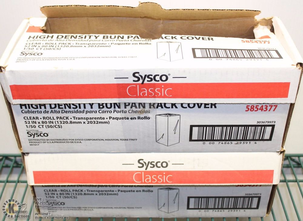 2ROLLS OF SYSCO HIGHDENSITY PLASTIC WRAP