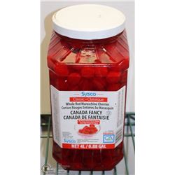 JUG OF SYSCO MARASCHINO CHERRIES-ON CHOICE-