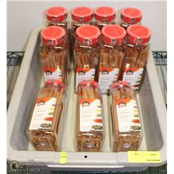 FLAT OF 11 SEALED SHAKERS OF CINNAMON STICKS