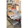 Image 1 : 4 SHELF RACK ON WHEELS 36"X20"X70"H