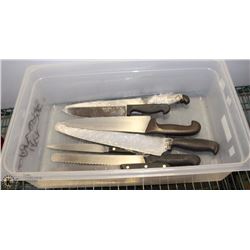 LOT OF 8 VARIOUS KNIVES