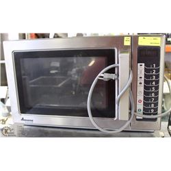AMANA 1000W COMMERCIAL MICROWAVE M# RCS-10TS