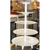 Image 1 : 5-TIER WHITE DESSERT DISPLAY STAND