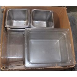 BOX OF HALF-SIZE PLASTIC INSERTS + QUARTER-SIZE