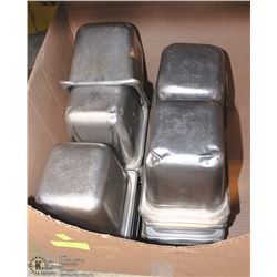 BOX OF 4" DEEP 1/8TH SIZE STEEL INSERTS
