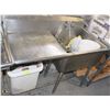 Image 1 : SINGLE-WELL STAINLESS STEEL RINSING/WASHING