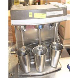 HAMILTON BEACH COMMERCIAL-GRADE TRIO MILKSHAKE