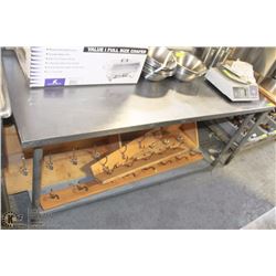 72"X30" 2-TEIR STAINLESS STEEL COMMERCIAL PREP