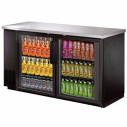 NEW ICB REFRIGERATED DUAL-DOOR(GLASS) UNDERCOUNTER