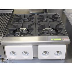 ME#5, MRE, HEAVY DUTY COUNTER TOP HOTPLATE 4 GAS