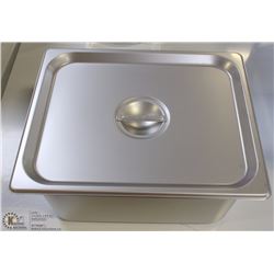 ME#9, S/S FOOD PAN HALF SIZE 6" DEEP