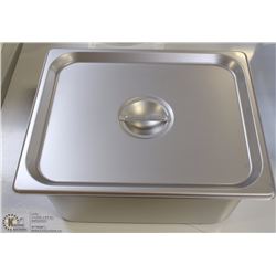 ME#9, S/S FOOD PAN HALF SIZE 6" DEEP