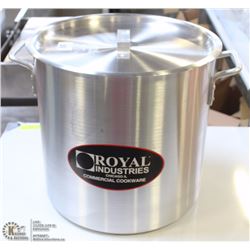 ME#14, STOCK POT 40QT MED WITH LID