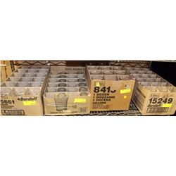 4 CASES OF ASSORTED STYLE/SIZE GLASSWARE