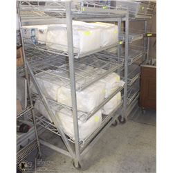 2 LARGE 5-SHELF(SET) GRAVITY RACKS-ON CHOICE-