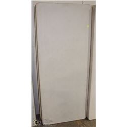 THREE 6FT PLASTIC FOLDING TABLES