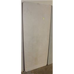 FOUR 6FT PLASTIC FOLDING TABLES