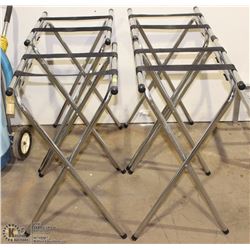 4 FOLDING ALUMINIUM STANDS