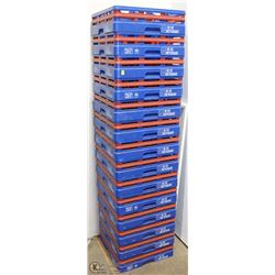 LOT OF 14 DISHWASHING RACKS
