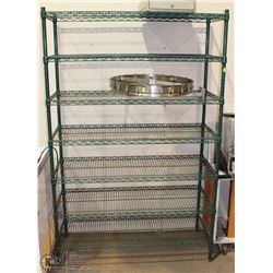 GREEN METRO RACK 48"x18"x72"