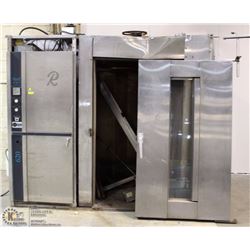 REVENT BAKERY OVEN HOLDS 3 ROLLING RACKS