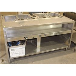 NEW 4-WELL STEAM TABLE