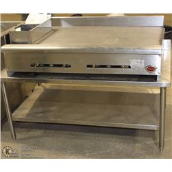 WELLS 48" PROPANE FLAT-TOP GRILL W/ TABLE