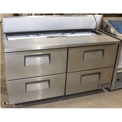 5FT 4-DRAWER PREP-COOLER