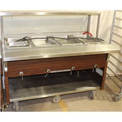 58" 4-WELL STEAM-TABLE