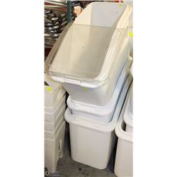 3 BAKERS-BULK FOOD/DRY GOODS BINS-ON CHOICE-