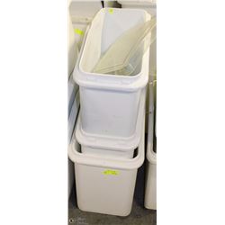 3 BAKERS-BULK FOOD/DRY GOODS BINS-ON CHOICE-