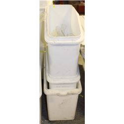 3 BAKERS-BULK FOOD/DRY GOODS BINS-ON CHOICE-