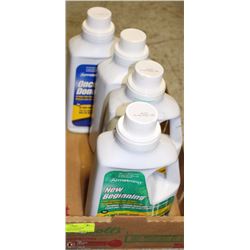 FLAT WITH 1 JUG OF FLOOR STRIPPER AND 3 JUGS OF