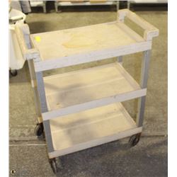 RUBBERMAID 3-TIER TUFF-MADE CART-LINE ROLLING CART
