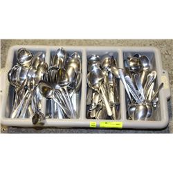 UTENSIL TRAY WITH ASSORTED SILVERWARE - ON CHOICE-