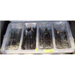 UTENSIL TRAY WITH ASSORTED SILVERWARE - ON CHOICE-