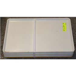 10 TRAYS 19"X12"